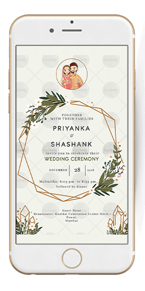 wedding invitation ecard - Invitation Video Animated E Card Online Maker  Templates - Happy Invites