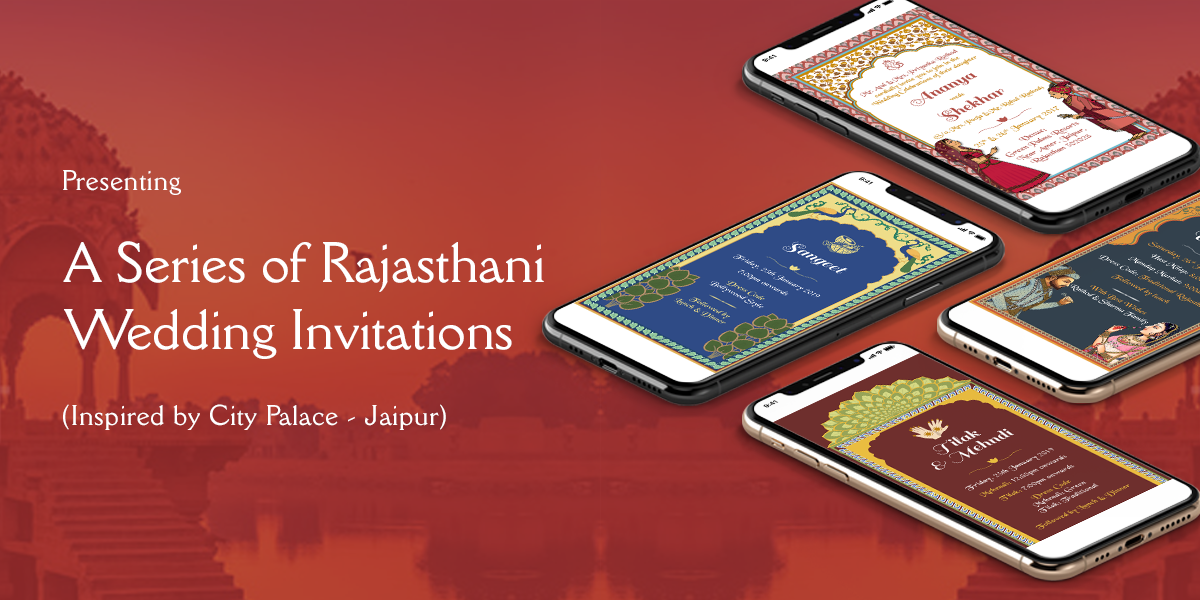 Rajasthani Wedding Invitation Banner