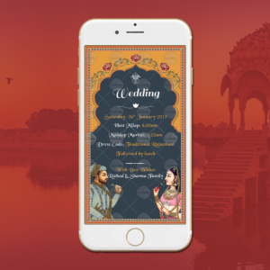 Rajasthani Wedding Invitation Card 2