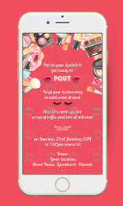 KP01 - Kitty Party Invitation Card for Whatsapp