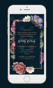 KP02 - Kitty Party Invitation Card Online