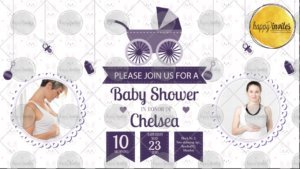 Baby Shower Invitation with Pictures