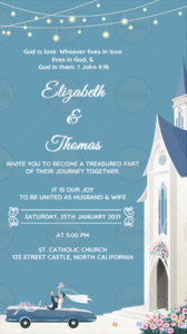 Christian Save the Date Card