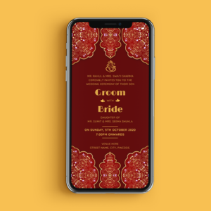 Indian Wedding Invitation Ecard
