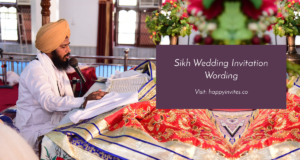 Sikh Wedding Invitation Wording