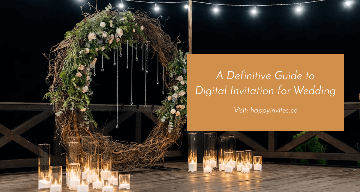 Digital Invitation for Wedding