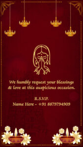 Bharatnatyam Arangetram Invitation Card Design Video