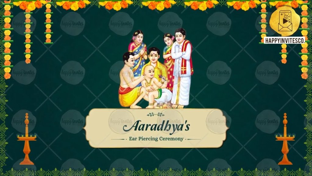 Ear Piercing Ceremony Invitation Happy Invites Online Invitation Maker