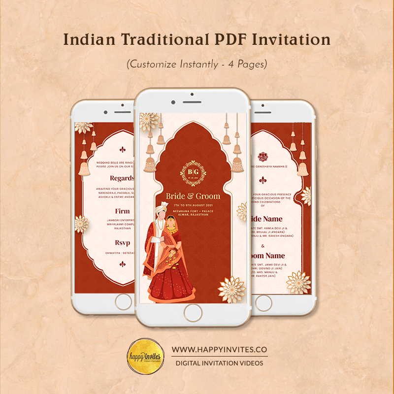 Indian Traditional PDF Invitation