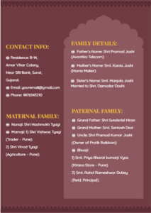 Jain Marriage Biodata for Girl & Boy 2