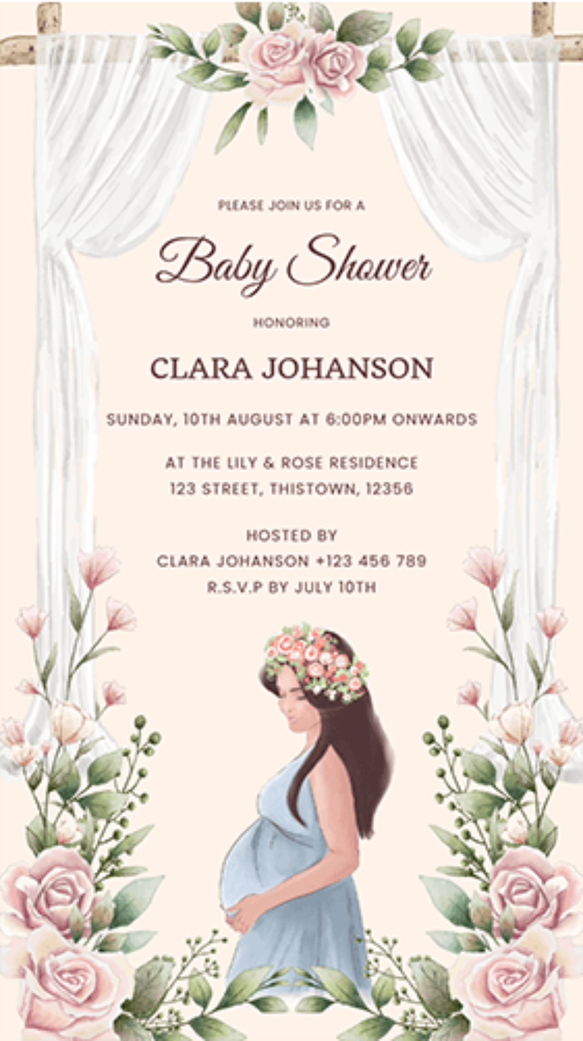 Baby Shower Invitation Card