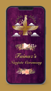 Navjote Ceremony Invitation Card Video Parsi Zoroastrians