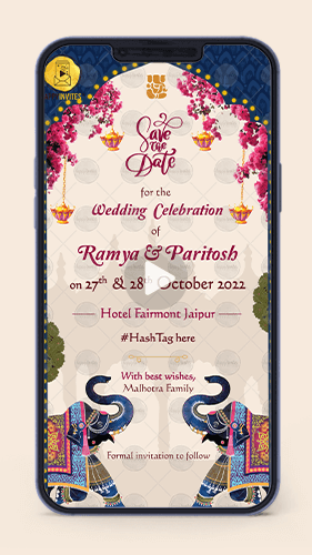 Royal Save the Date Video Maker