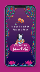 Jalwa Party Kua Pujan Ceremony Invitation Video Card for Whatsapp