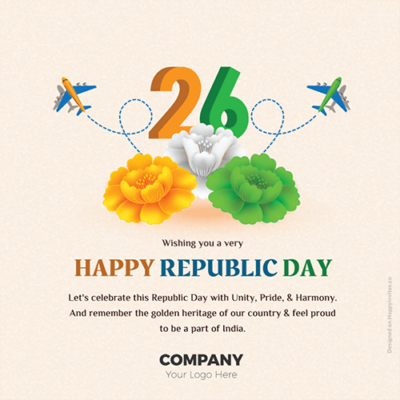 Republic Day Wishes Card Online