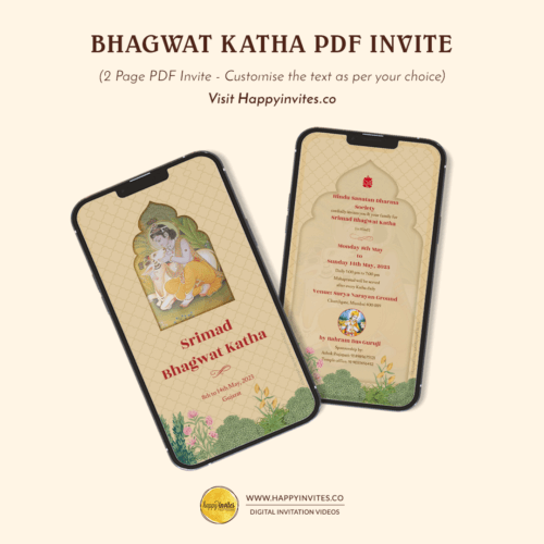 Bhagwat Katha Invitation Card pdf