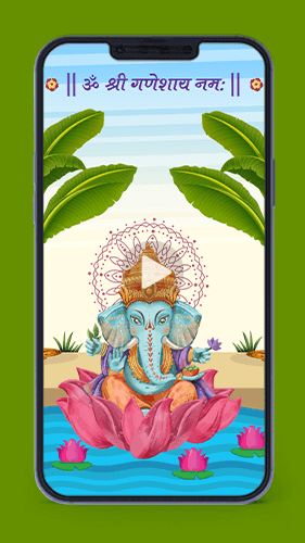 Latest Ganpati Visarjan Invitation Card Video for Whatsapp Ganesh Chaturthi Bappa Invites