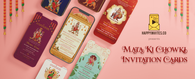 Mata Ki Chowki Invitation Card Online Mata Ka Jagran Kirtan Rani Jagrata Ecard Maker Digital