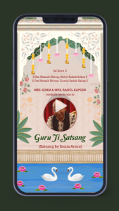 Guru Ji Satsang Invitation Card Video