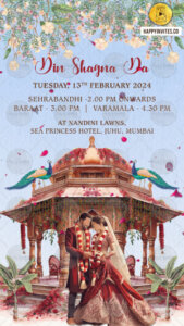 Indian Wedding Invitation Video Card for Whatsapp Traditional Quirky 2024