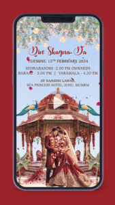 Latest Indian Wedding Invitation Video for Whatsapp Traditional Quirky 2024