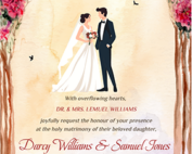Christian Invitation Card for Marriage