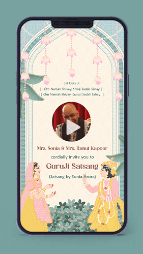 Guru Ji Satsang Invitation Video Online