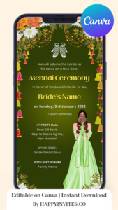Mehendi Ceremony Invitation