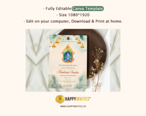 Naming Ceremony Invitation Card Online Editing 2