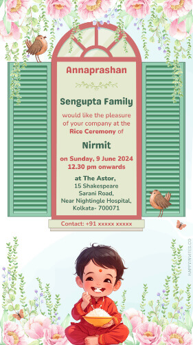 Annaprashan Invitation Card Template Free Download Infoupdate org