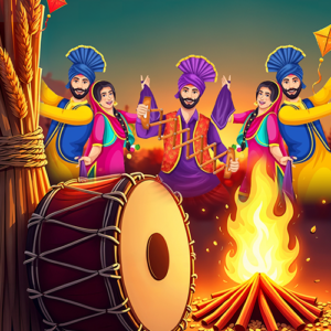 Lohri Invitation Card Happy Invites