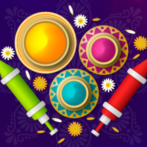 Holi Invitation Card Design