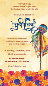 Greeting Card for Gudi Padwa