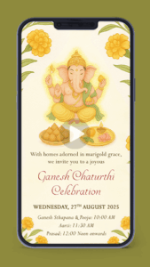 Ganpati Celebration Invitation Video