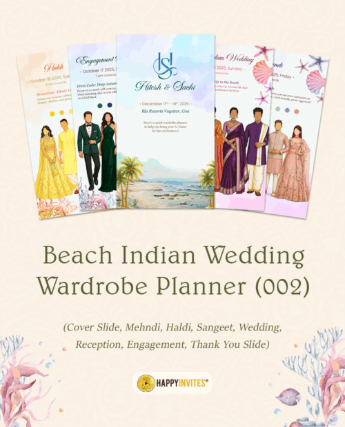 Beach Wedding Wardobe Planner - Cover 1