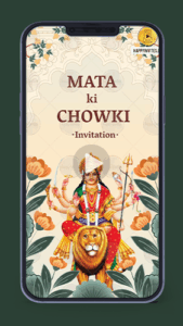 Creative Mata ki Chowki Invitation Video