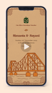 Unique Bengali Wedding Invitation Video