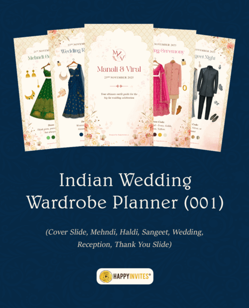 Wedding Wardrobe Planner 001