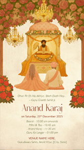 Unique Sikh Wedding Invitation Video 6