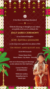 Langa Voni Invitation Design